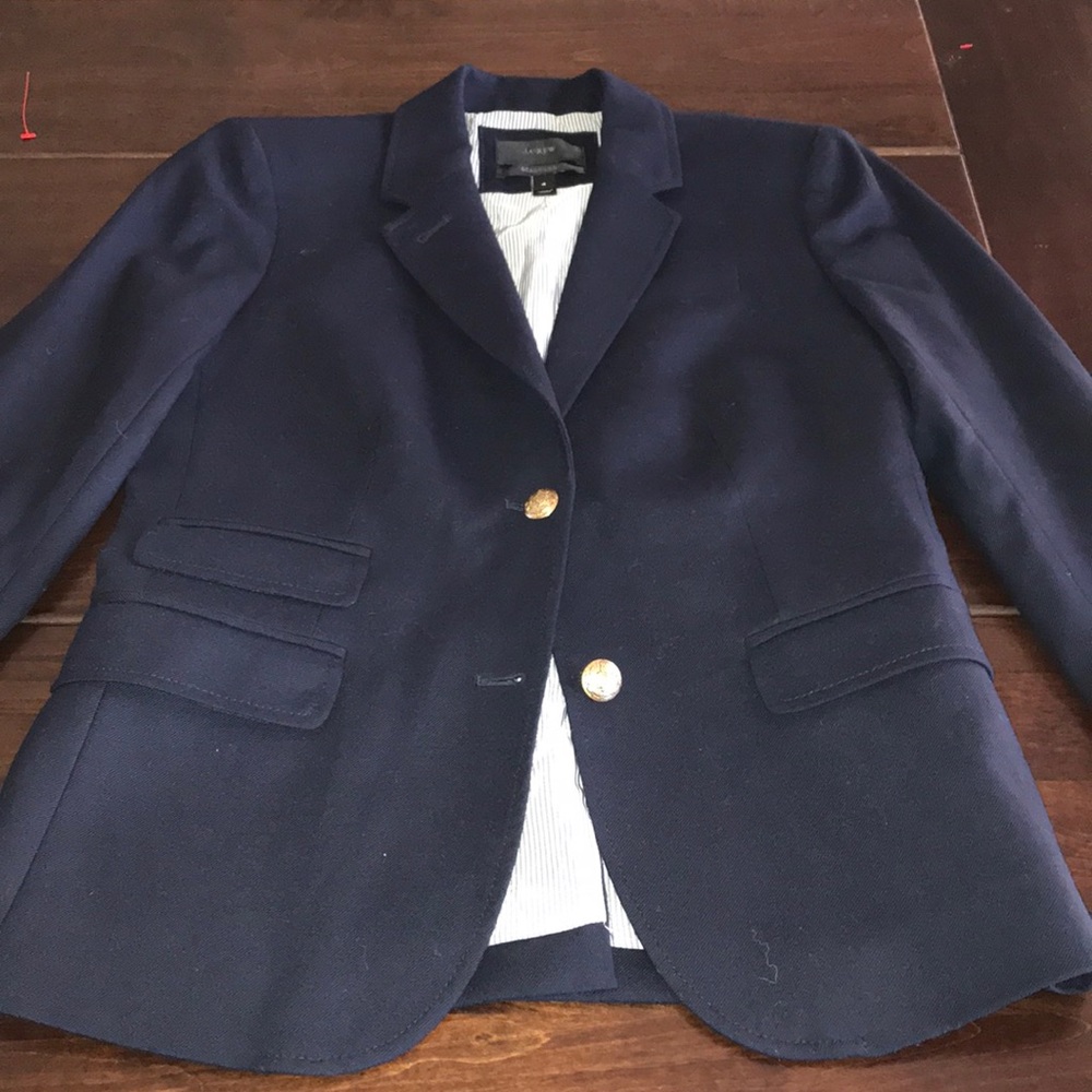 J crew School Boy classic blue blazer